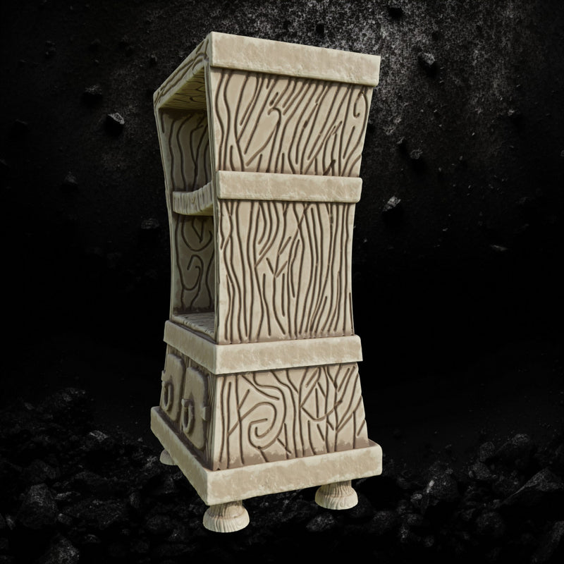 Wardrobe - Fantasy Bedroom Furniture STL for DnD & Wargaming Terrain