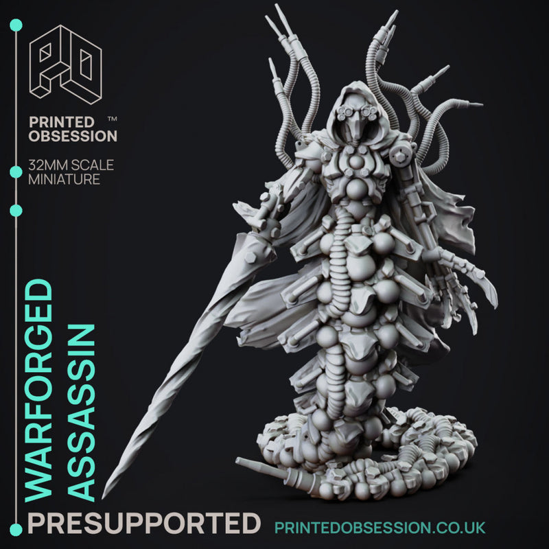 Warforged - Assassin - Foundlings - PRESUPPORTED - 32mm scale