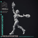 Warforged Assassin Clan - 5 Miniatures - PRESUPPROTED - 32mm Scale