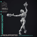 Warforged Caster - Assassin Clan - PRESUPPORTED - 32 mm scale