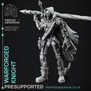 Warforged - Knight - Foundlings - PRESUPPORTED - 32mm scale