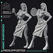 Mimic Warforged - 2 Models - Assassin Clan - PRESUPPORTED - 32 mm scale - Only-Games