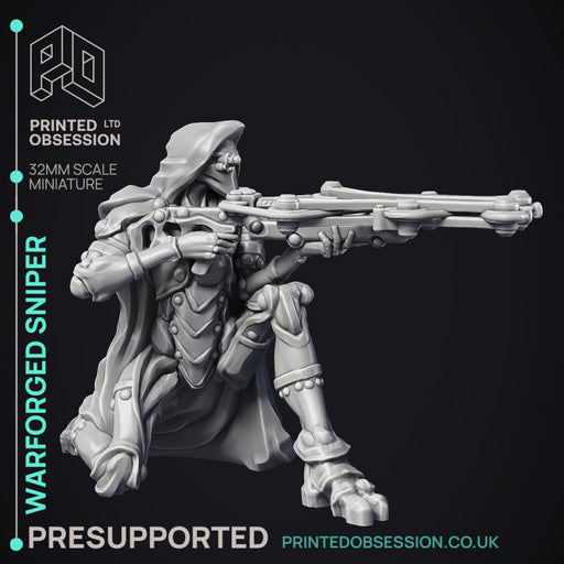 Sniper Warforged - Assassin Clan - PRESUPPORTED - 32 mm scale - Only-Games
