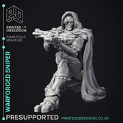 Sniper Warforged - Assassin Clan - PRESUPPORTED - 32 mm scale - Only-Games