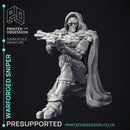 Sniper Warforged - Assassin Clan - PRESUPPORTED - 32 mm scale
