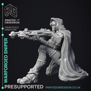 Sniper Warforged - Assassin Clan - PRESUPPORTED - 32 mm scale - Only-Games