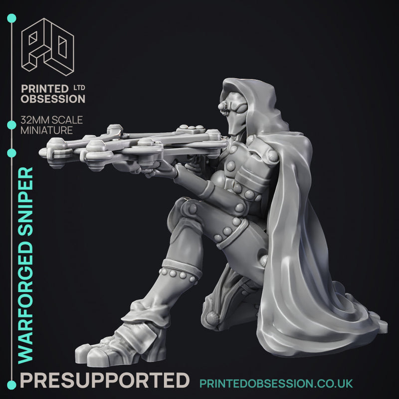 Sniper Warforged - Assassin Clan - PRESUPPORTED - 32 mm scale - Only-Games