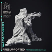 Sniper Warforged - Assassin Clan - PRESUPPORTED - 32 mm scale - Only-Games