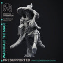 Washgale the mage - Wizzard -  PRESUPPORTED - Illustrated and Stats - 32mm scale