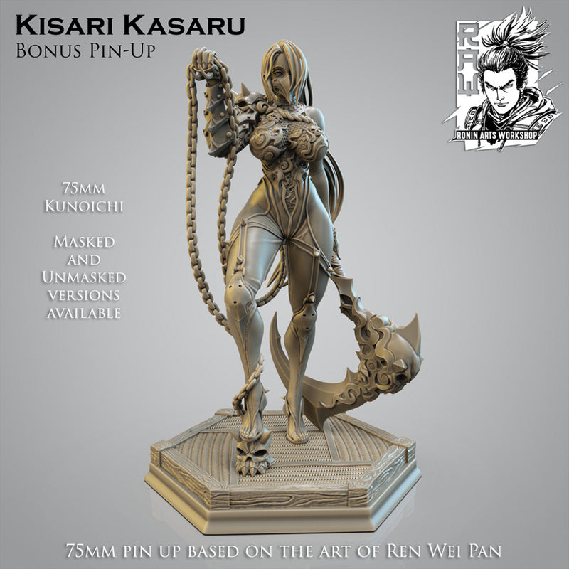 Kisari Karasu - 75mm Kunoichi - STL only - Only-Games