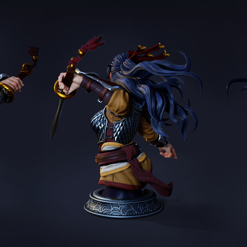Wen - Warrior Bust - STL only - Only-Games