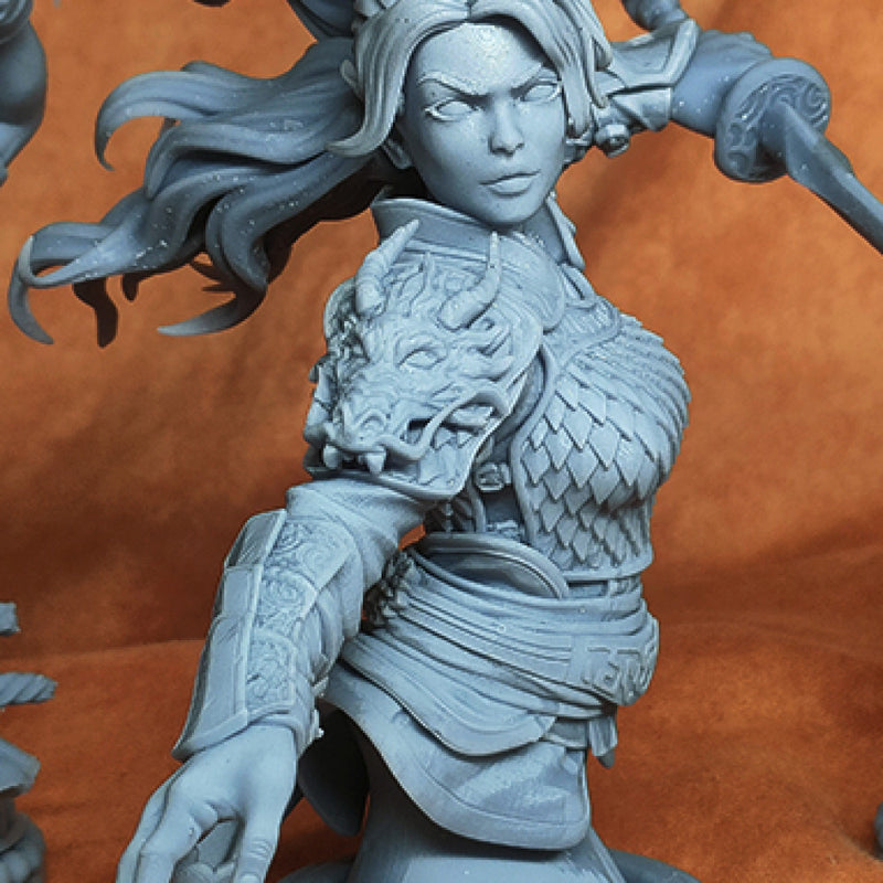 Wen - Warrior Bust - STL only - Only-Games