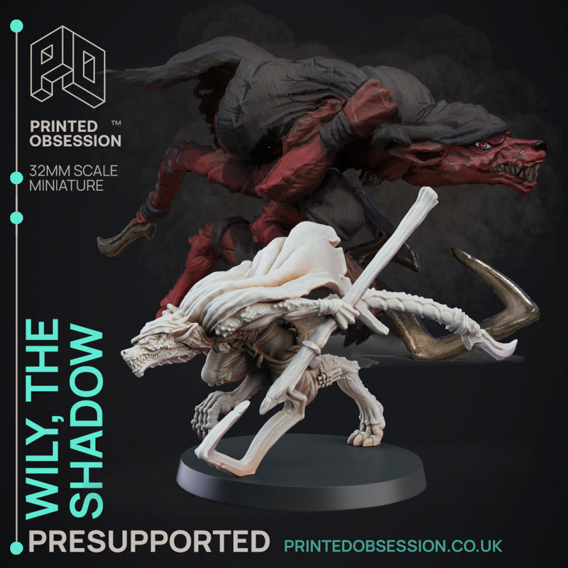 Wily The shadow - Theif of Kurtulmak - PRESUPPORTED - 32mm scale - Only-Games