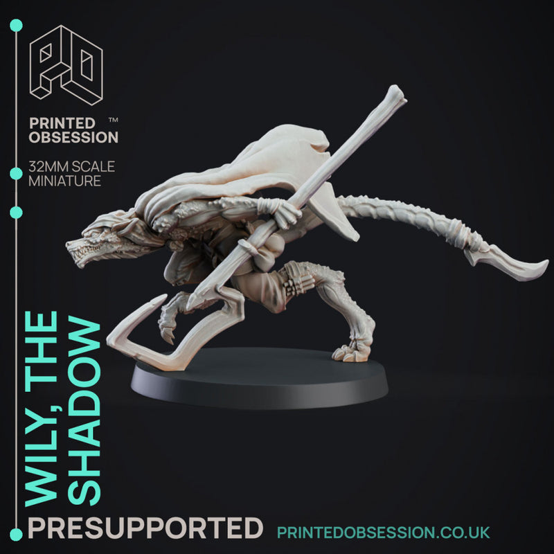 Wily The shadow - Theif of Kurtulmak - PRESUPPORTED - 32mm scale - Only-Games