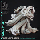 Wind Fox - Elemental Familar - PRESUPPORTED - 32mm scale