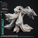 Wind Fox - Elemental Familar - PRESUPPORTED - 32mm scale