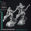 Witch of Ravenshold - Evil Magic User - Pre-Support - 32mm scale - D&D