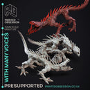With Many Voices (3 Models) - SCP "The D&D Incursion - PRESUPPORTED - 32mm Scale