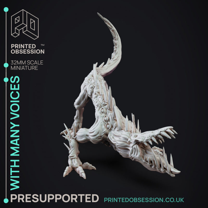 With Many Voices (3 Models) - SCP "The D&D Incursion - PRESUPPORTED - 32mm Scale