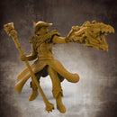 RPG Hero Miniatures Bundle (Barbarian, Fighter, Rogue, Wizard) 32mm scale