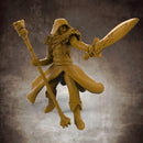 RPG Hero Miniatures Bundle (Barbarian, Fighter, Rogue, Wizard) 32mm scale
