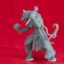 Coyote Necromancer - Tabletop Miniature (Pre-Supported)