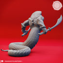Yuan-Ti Dual Scimitars - Tabletop Miniature (Pre-Supported)