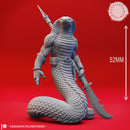 Yuan-Ti Halberd - Tabletop Miniature (Pre-Supported)