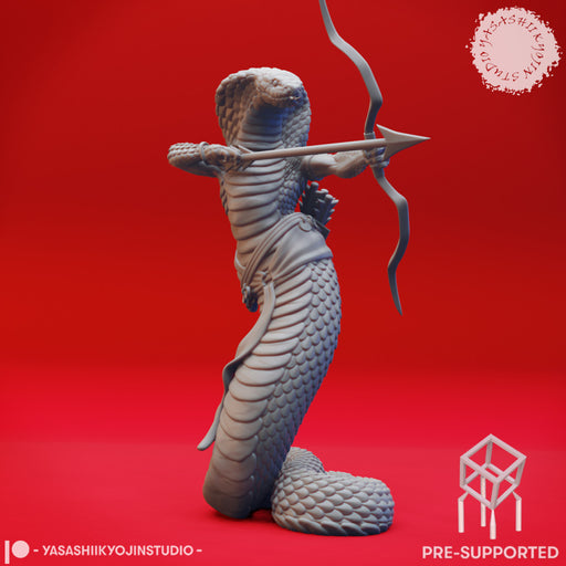 Yuan-Ti Archer - Tabletop Miniature (Pre-Supported) - Only-Games