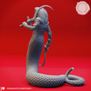 Yuan-Ti Dual Khopesh - Tabletop Miniature (Pre-Supported)