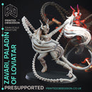 Zavari - Paladin of Loviatare - PRESUPPORTED - Diety fight Club - 32mm scale