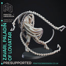 Zavari - Paladin of Loviatare - PRESUPPORTED - Diety fight Club - 32mm scale