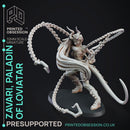 Zavari - Paladin of Loviatare - PRESUPPORTED - Diety fight Club - 32mm scale