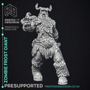 Zombie Frost Giant - Giant - PRESUPPORTED - 32mm Scale