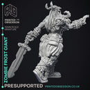 Zombie Frost Giant - Giant - PRESUPPORTED - 32mm Scale