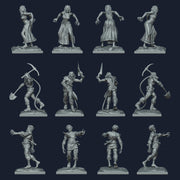Zombie Bundle 01 - STL only - Only-Games