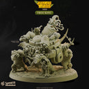 Frog King - Jungle Toads - CastNPlay - Terrain Wargaming D&D DnD 28mm 32mm 40mm 54mm