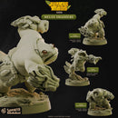 Melee Smashers - Jungle Toads - CastNPlay - Terrain Wargaming D&D DnD 28mm 32mm 40mm 54mm