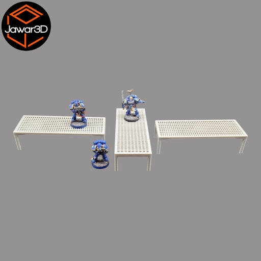 Footbridge Path x3 - 28mm Wargaming Scatter Terrain Scenery Tabletop Miniature - Only-Games