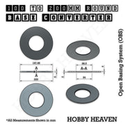 Round Bases Size Converters Round to Round 3d Print Full Range - Only-Games