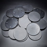 100mm Round Plain Plastic Bases - Only-Games