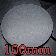 100mm Round Plain Plastic Bases - Only-Games