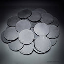 100mm Round Plain Plastic Bases - Only-Games
