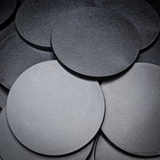 100mm Round Plain Plastic Bases - Only-Games