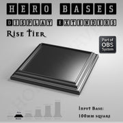 Hero Bases Display Extenders | Squares and Rectangles | Convert Gaming Bases to Display Bases & Plinths - Only-Games