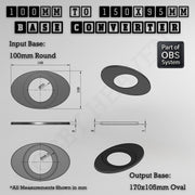 Round To Oval Bases Size Converters 3d Print Full Range - Only-Games