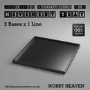 Rectangle Movement Trays | Cavalry & Monsters | 50×25-100×60mm | OBS System - Only-Games