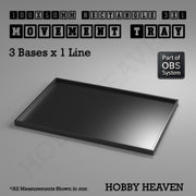 Rectangle Movement Trays | Cavalry & Monsters | 50×25-100×60mm | OBS System - Only-Games