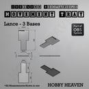 Rectangle Movement Trays | Cavalry & Monsters | 50×25-100×60mm | OBS System - Only-Games
