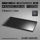 Rectangle Movement Trays | Cavalry & Monsters | 50×25-100×60mm | OBS System - Only-Games